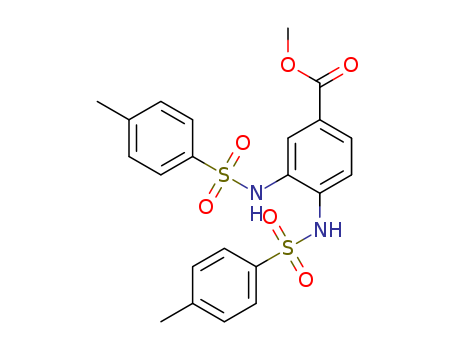 Benzoic acid,3,4-bis[[(4-methylphenyl)sulfonyl]amino]-, methyl ester