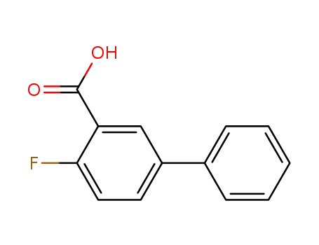 Molecular Structure of 146328-84-9 (2-Fluoro-5-phenylbenzoic acid)