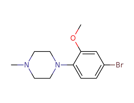 1-(4-bromo-2-methoxyphenyl)-4-methylpiperazine