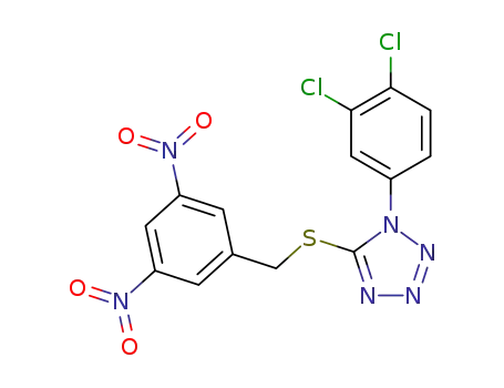 5-[(3,5-dinitrobenzyl)sulfanyl]-1-(3,4-dichlorophenyl)-1H-tetrazole