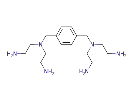 Molecular Structure of 71277-17-3 (1,4-bis<<(2-aminoethyl)amino>methyl>benzene)
