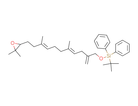 tert-Butyl-[(4E,8E)-11-(3,3-dimethyl-oxiranyl)-5,9-dimethyl-2-methylene-undeca-4,8-dienyloxy]-diphenyl-silane