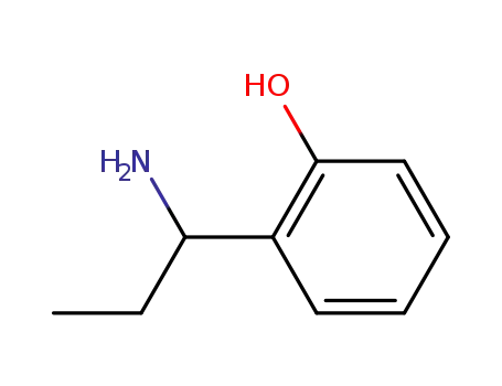 Molecular Structure of 123983-06-2 (2-((1S)-1-AMINOPROPYL)PHENOL)