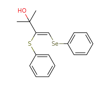(Z)-4-(phenylseleno)-3-(phenylthio)-2-methylbut-3-en-2-ol