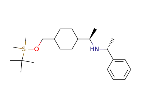 (1R)-N-((1R)-1-Phenylethyl)-1-[4-(tert-butyldimethylsilyloxymethyl)cyclohexyl]ethan-1-amine