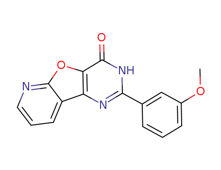 Pyrido[3',2':4,5]furo[3,2-d]pyriMidin-4(3H)-one, 2-(3-Methoxyphenyl)-