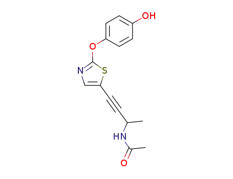 Acetamide,
N-[3-[2-(4-hydroxyphenoxy)-5-thiazolyl]-1-methyl-2-propynyl]-