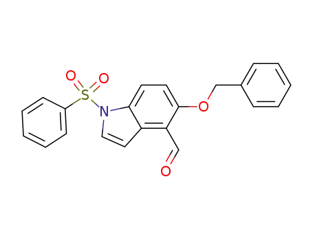 5-(benzyloxy)-1-(phenylsulfonyl)-1H-indole-4-carbaldehyde