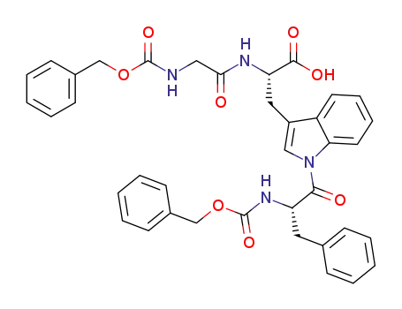 1-{[(benzyloxy)carbonyl]-L-phenylalanyl}-N<sup>α</sup>-{[(benzyloxy)carbonyl]glycyl}-L-tryptophan