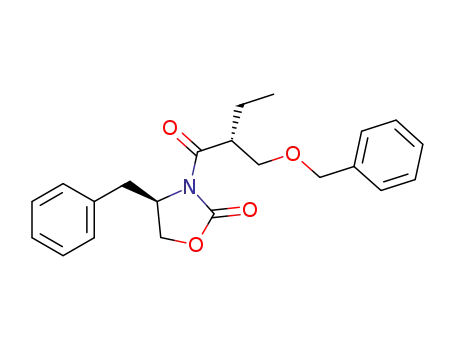 4-(R)-benzyl-3-(2-(R)-(benzyloxymethyl)butyryl)oxazolidin-2-one
