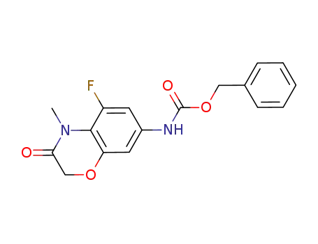 (5-fluoro-4-methyl-3-oxo-3,4-dihydro-2H-benzo[1,4]oxazin-7-yl)-carbamic acid benzyl ester