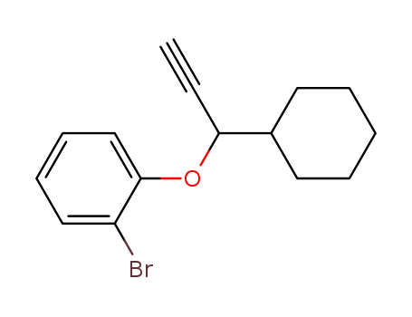 2-bromophenyl 1-cyclohexyl-2-propynyl ether