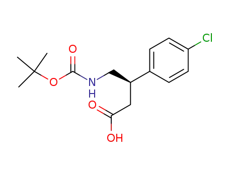 3R-1-t-butoxycarbonylamino-3-(4-chlorophenyl)butanoic acid