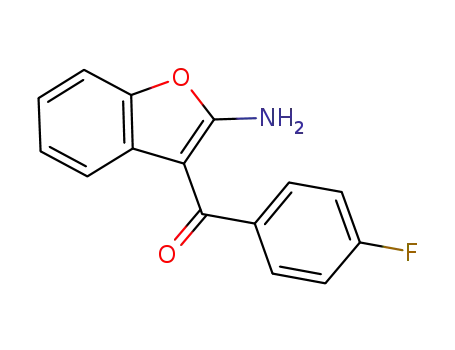 2-amino-3-(4'-fluorobenzoyl)benzo[b]furan