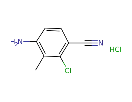 4-아미노-2-클로로-3-메틸-벤조니트릴염화물