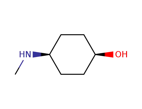 Molecular Structure of 22348-38-5 (cis-4-Methylamino-cyclohexanol)