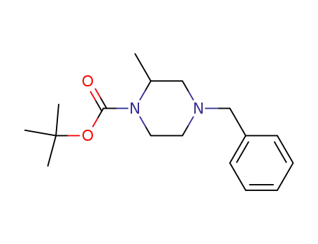 Molecular Structure of 120737-77-1 (1-BENZYL-4-BOC-PIPERAZINE)