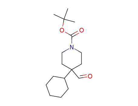 1-Piperidinecarboxylic acid, 4-cyclohexyl-4-formyl-, 1,1-dimethylethyl
ester