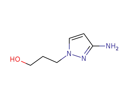 Molecular Structure of 1003011-38-8 (3-(3-Amino-pyrazol-1-yl)-propan-1-ol)