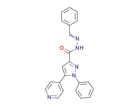 N'-benzylidene-1-phenyl-5-(pyridin-4-yl)-1H-pyrazole-3-carbohydrazide