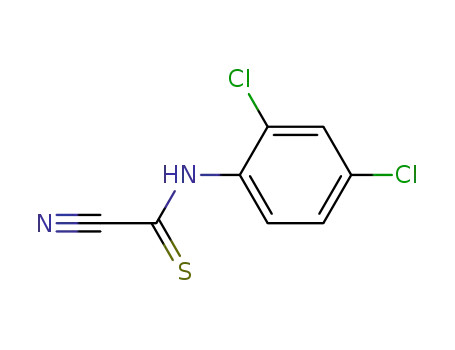 Molecular Structure of 5595-58-4 (N-(2,4-dichlorophenyl)cyanothioformamide)