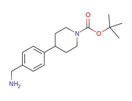 tert-butyl 4-(4-(aminomethyl)phenyl)piperidine-1-carboxylate
