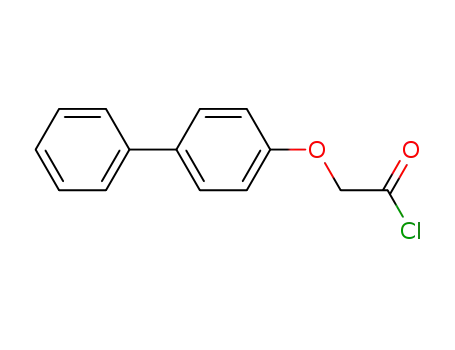 Molecular Structure of 42973-13-7 ((biphenyl-4-yloxy)acetyl chloride)
