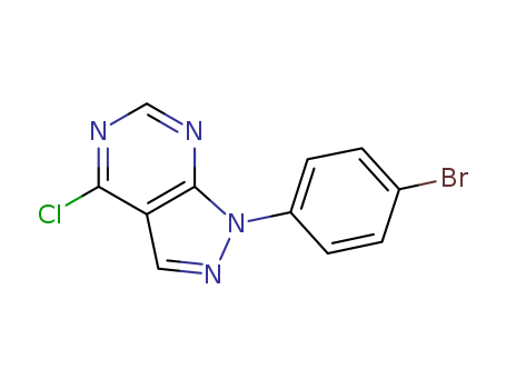 1-(4-bromophenyl)-4-chloro-1H-pyrazolo[3,4-d]pyrimidine cas no. 832715-52-3 98%