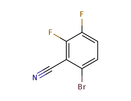 Molecular Structure of 1207875-87-3 (6-bromo-2,3-difluorobenzonitrile)