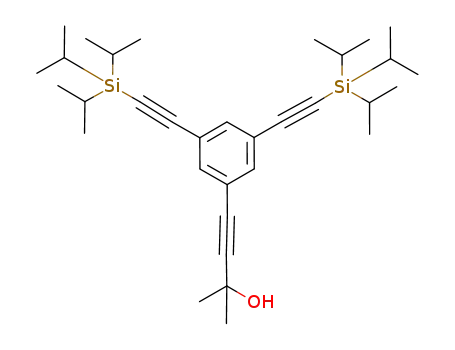 4-{3,5-bis-[(triisopropylsilanyl)-ethynyl]-phenyl}-2-methyl-but-3-yn-2-ol