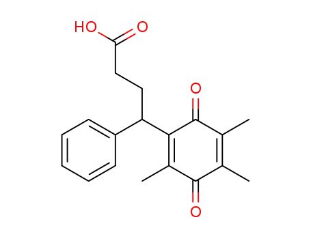 4-(3,5,6-trimethyl-1,4-benzoquinon-2-yl)-4-phenyl-butyric acid