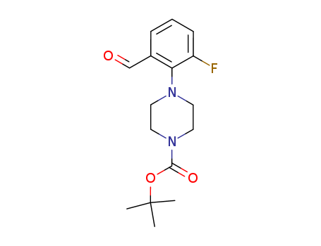 2-(4-Boc-piperazino-1-yl)-3-fluorobenzaldehyde 851753-43-0
