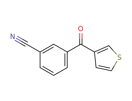 Molecular Structure of 861224-01-3 (3-(3-CYANOBENZOYL)THIOPHENE)