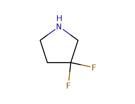 Molecular Structure of 316131-01-8 (3,3-Difluoropyrrolidine)