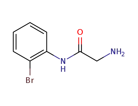Molecular Structure of 900641-74-9 (N~1~-(2-bromophenyl)glycinamide(SALTDATA: HCl))