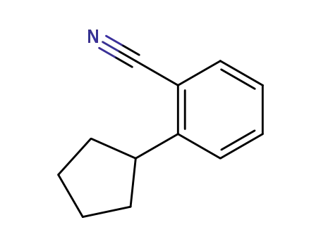 Molecular Structure of 221626-03-5 (2-cyclo-pentylbenzonitrile)