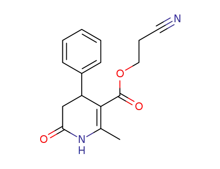 (±)-5-[(2-cyanoethyl)oxycarbonyl]-6-methyl-4-phenyl-3,4-dihydro-2(1H)-pyridone