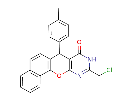 10-chloromethyl-7-(p-methylphenyl)-7,9-dihydrobenzo[7,8]chromeno[2,3-d]pyrimidin-8-one