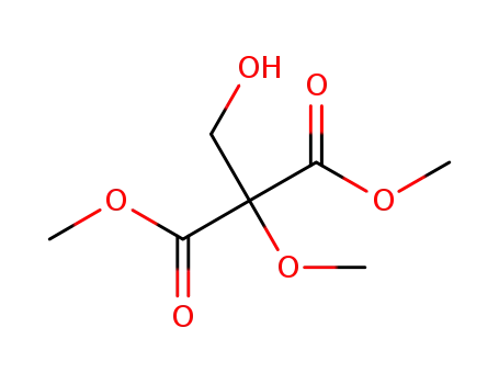 Molecular Structure of 1620016-98-9 (dimethyl 2-(hydroxymethyl)-2-methoxymalonate)