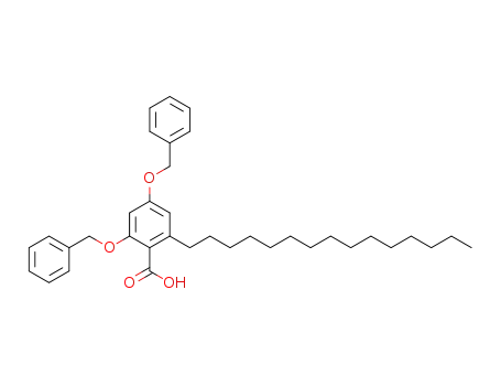 2,4-bis(benzyloxy)-6-pentadecanylbenzoic acid