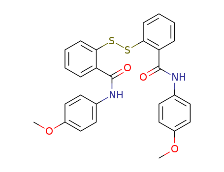 Benzamide, 2,2'-dithiobis[N-(4-methoxyphenyl)-