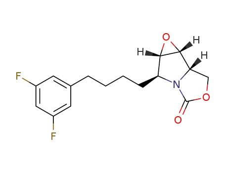(1aR,1bS,6S,6aS)-6-{4-(3,5-difluorophenyl)butyl}tetrahydrooxireno[2',3':3,4]pyrrolo[1,2-c]oxazol-4(1aH)-one