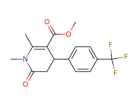 Methyl 1,2-dimethyl-6-oxo-4-[4-(trifluoromethyl)phenyl]-1,4,5,6-tetrahydro-3-pyridinecarboxylate