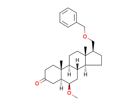 (5α,6β,17β)-17-(benzyloxymethyl)-6-methoxy-androstan-3-one