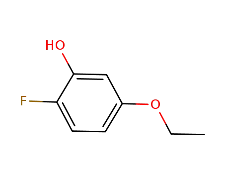 Molecular Structure of 577793-66-9 (Phenol, 5-ethoxy-2-fluoro- (9CI))