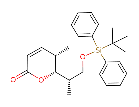 (5S,6R)-6-[(1S)-2-(tert-butyl-diphenylsilanyloxy)-1-methyl-ethyl]-5-methyl-5,6-dihydro-pyran-2-one