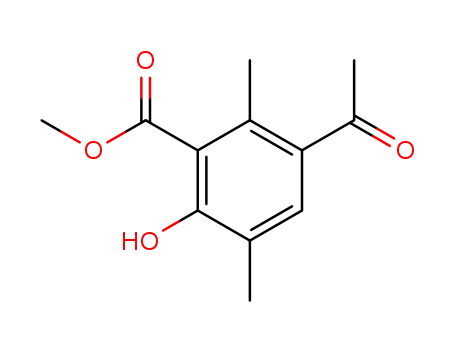 벤조산, 3-아세틸-6-히드록시-2,5-디메틸-, 메틸 에스테르(9CI)