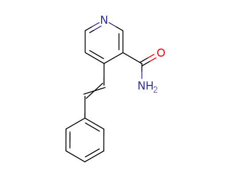 3-Pyridinecarboxamide, 4- (2-phenylethenyl)-