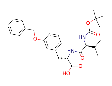 (S)-3-(3-(benzyloxy)phenyl)-2-((S)-2-((tert-butoxycarbonyl)amino)-3-methylbutanamido)propanoic acid