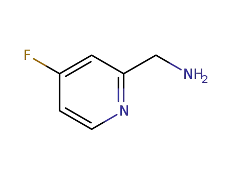 Molecular Structure of 859166-87-3 (2-PYRIDINEMETHANAMINE, 4-FLUORO-)